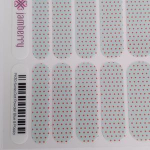 Jamberry Swiss Dot Powder Blue & Poppy